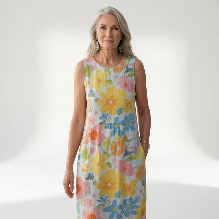 Talia - Robe Midi Texturée