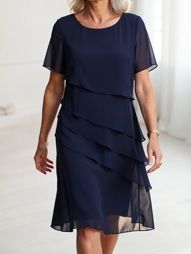 Juliette – Robe élégante et fluide avec volants