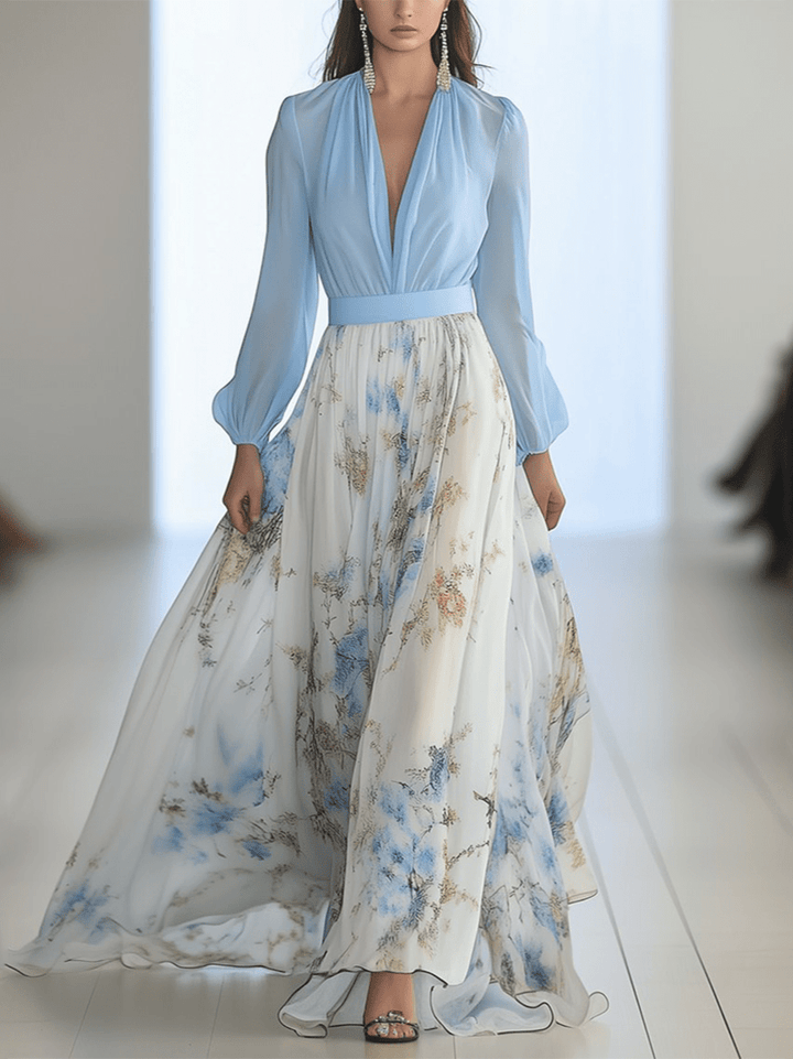 Peniel™ | Élégante Robe Maxi Florale
