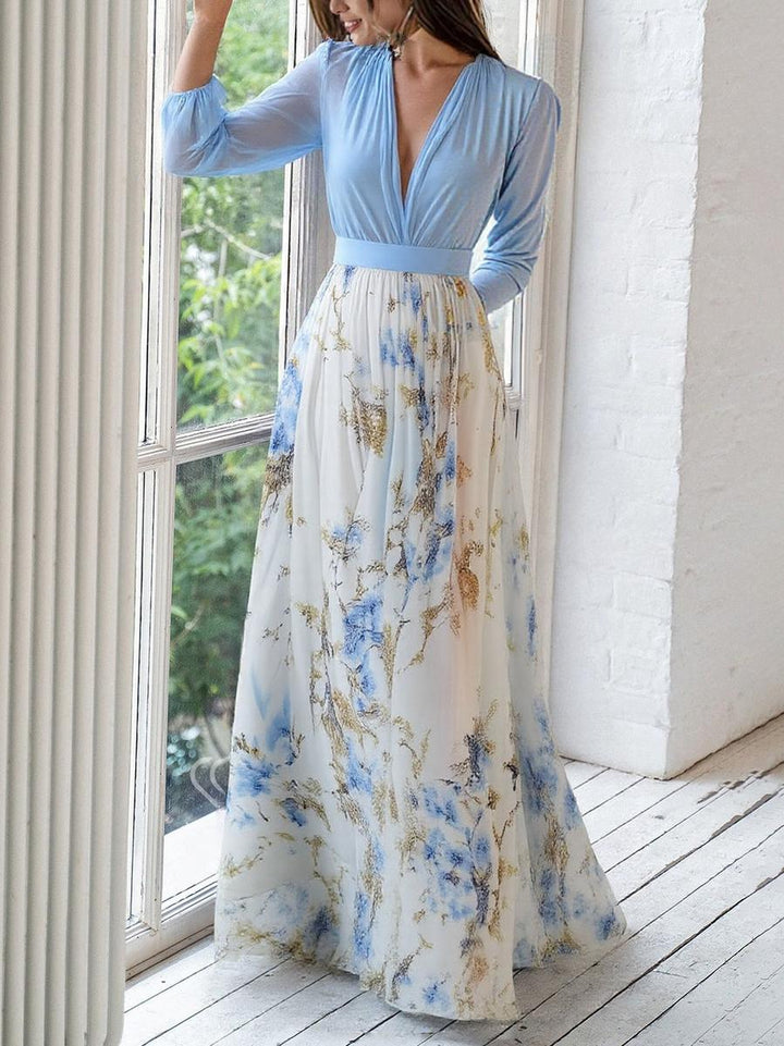 Peniel™ | Élégante Robe Maxi Florale