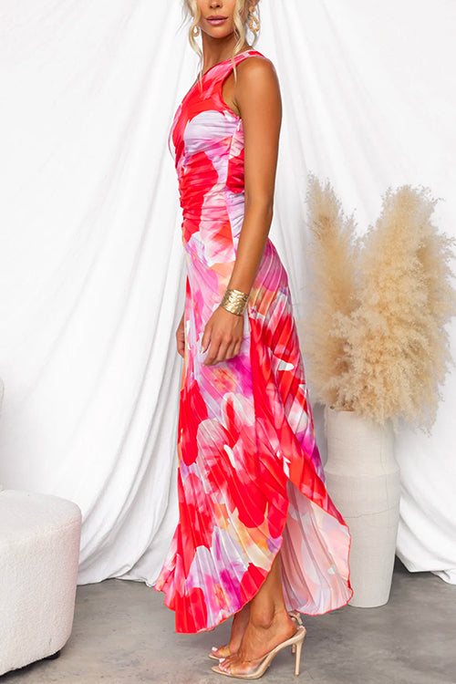 Yanira™ | Robe Plissée à Épaule Dénudée