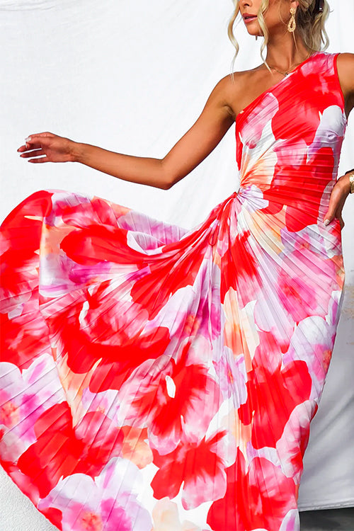 Yanira™ | Robe Plissée à Épaule Dénudée