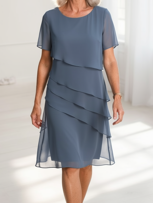 Juliette – Robe élégante et fluide avec volants