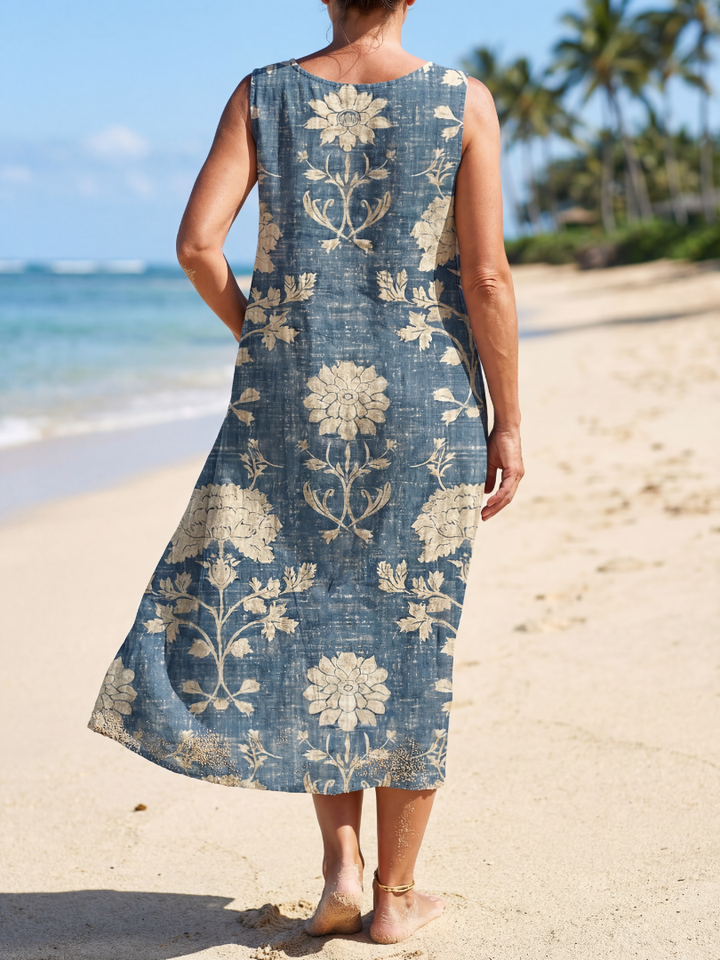 Kailo - Robe Midi Fleurie Décontractée