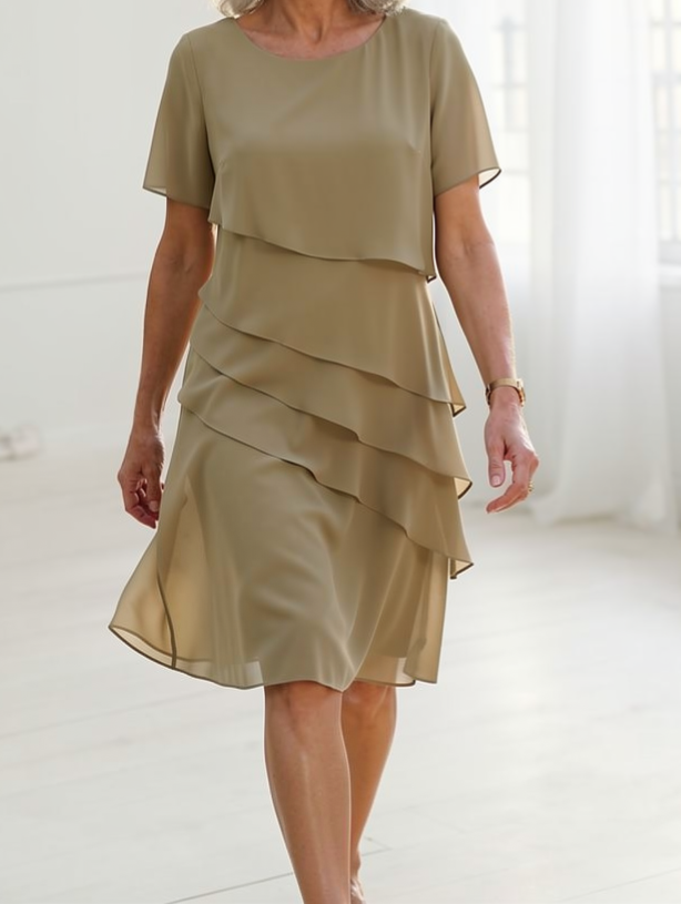 Juliette – Robe élégante et fluide avec volants