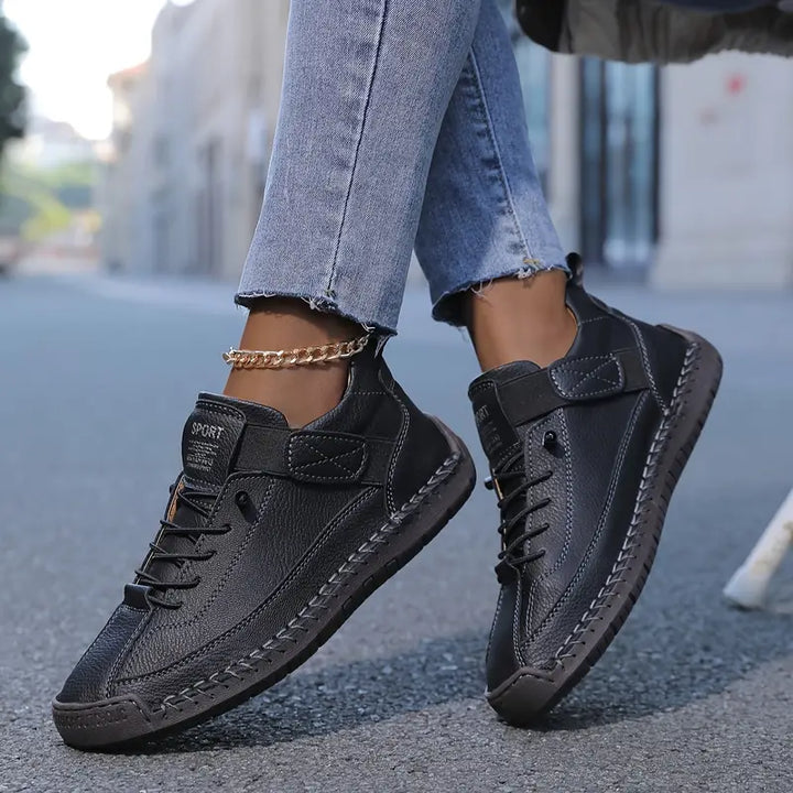 Gisela - Chaussures orthopédiques confortables effet cuir