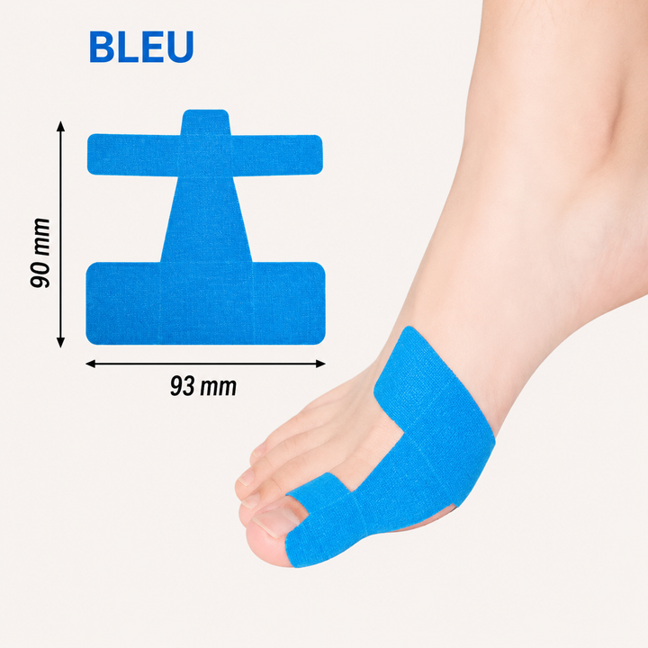 Comforté™ — Correcteur oignon pré-découpé tape kinésiologie confort actif