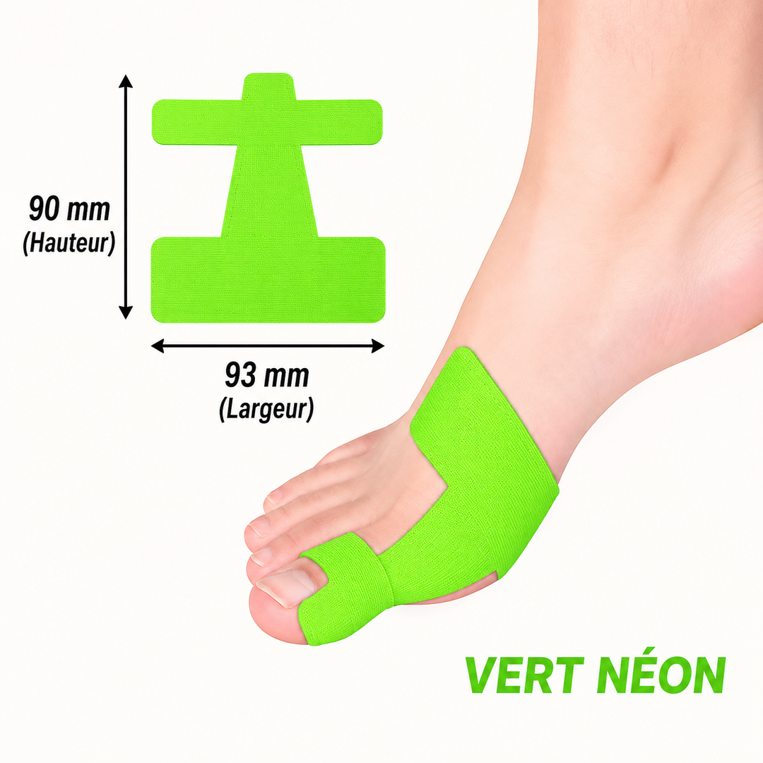 Comforté™ — Correcteur oignon pré-découpé tape kinésiologie confort actif