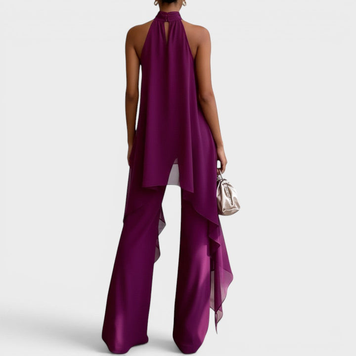 CLARA – Ensemble Élégant Col Halter