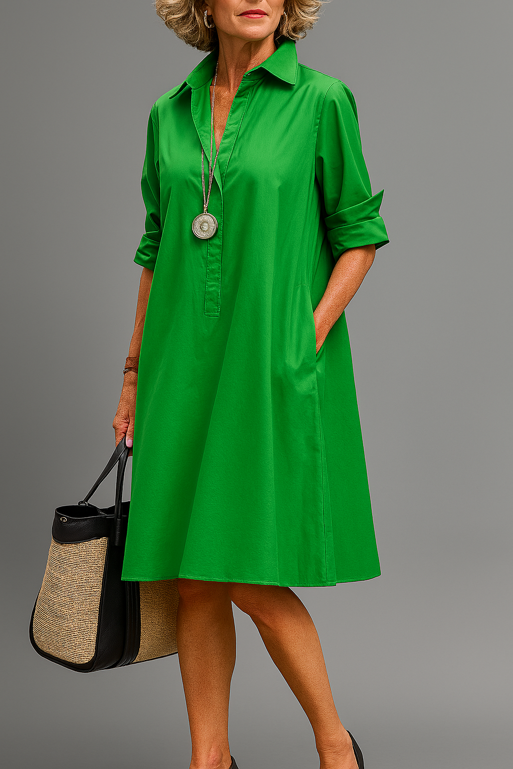 Clara | Robe midi élégante