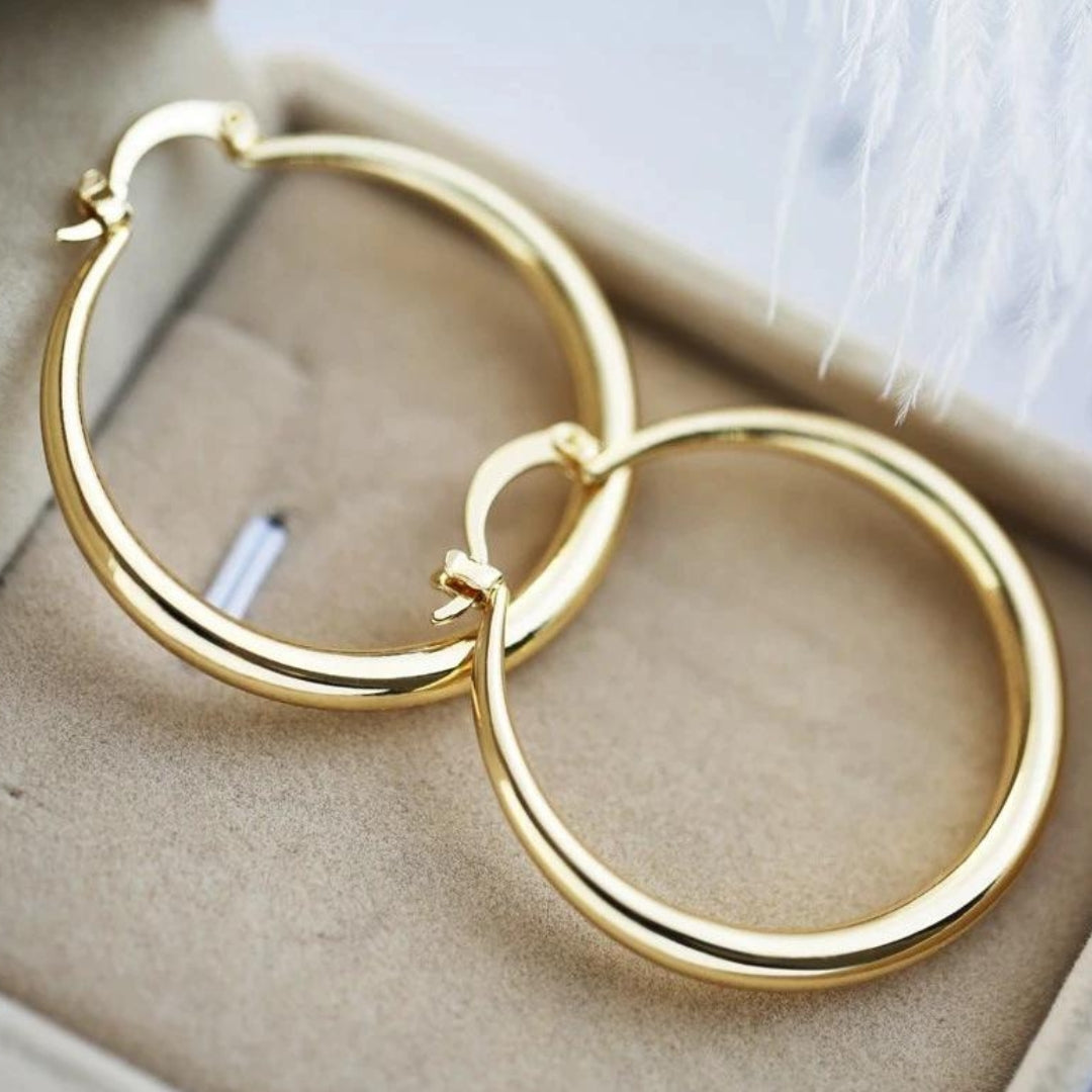 Boucles d'Oreilles Créoles en Or
