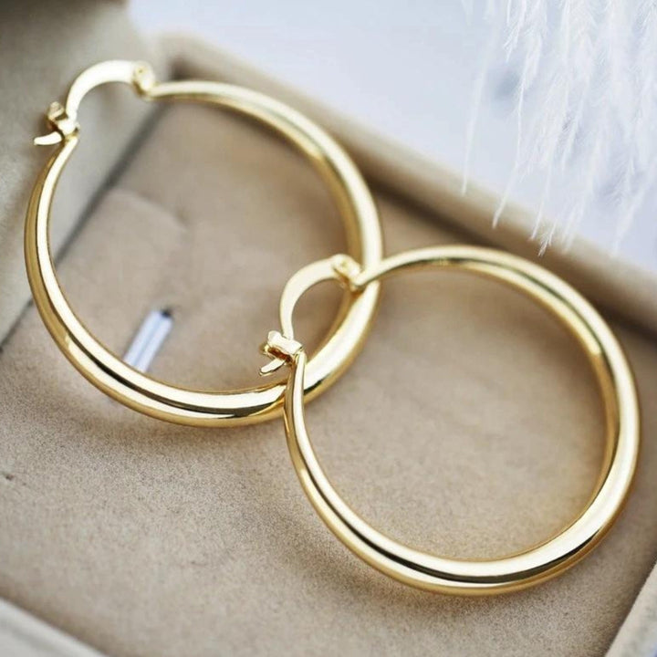 Boucles d'Oreilles Créoles en Or